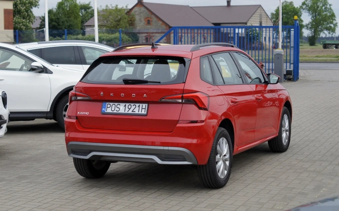 Skoda Kamiq cena 78900 przebieg: 9623, rok produkcji 2020 z Zator małe 529